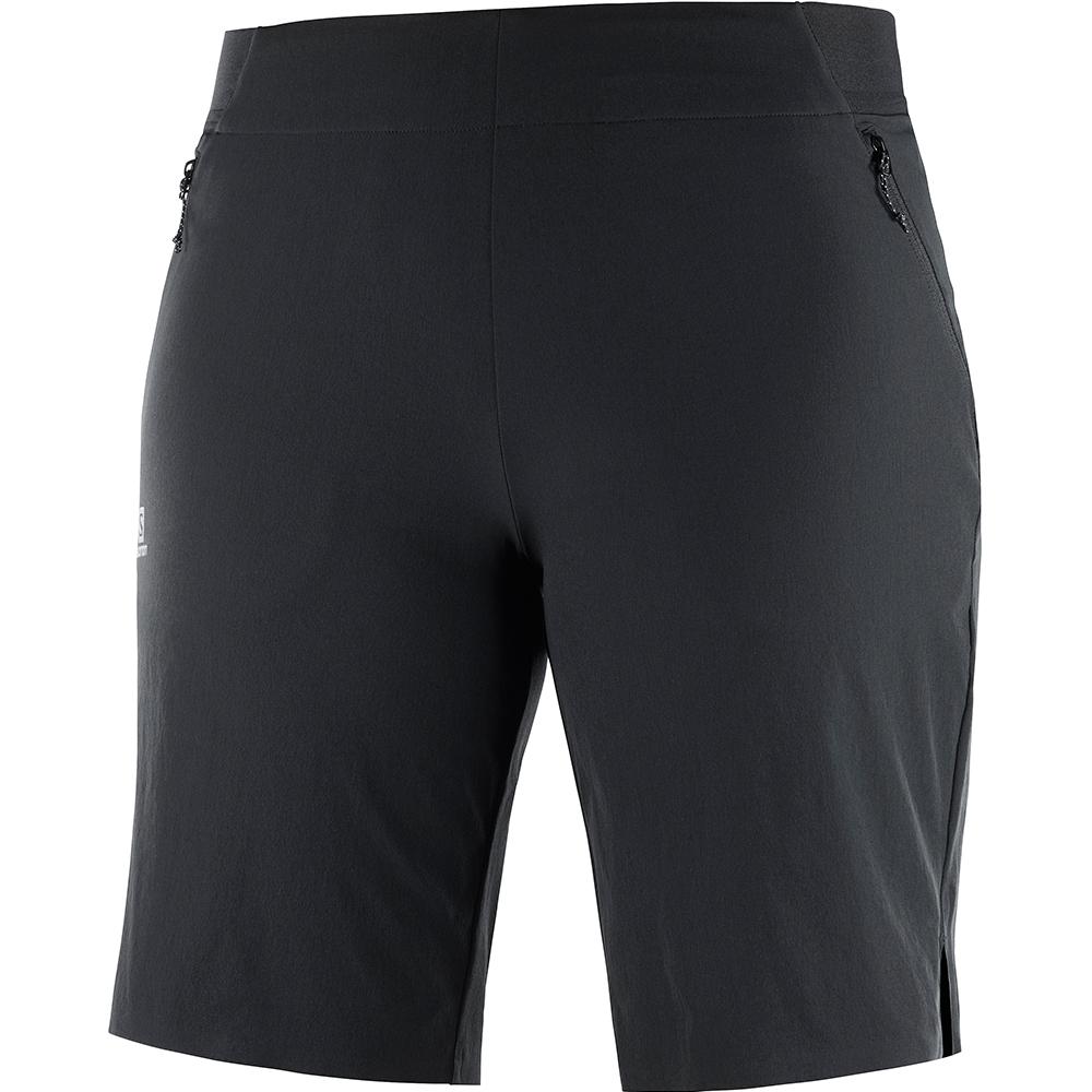 Salomon Singapore Womens Shorts - WAYFARER PULL ON W Black | 51097-OEXA